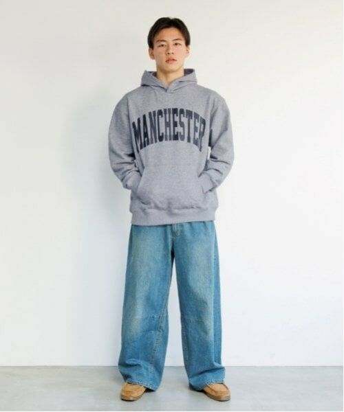 GLAZOS / グラソス パーカー | 【大人向けサイズあり】【速乾・毛玉になりにくい】カレッジビッグロゴパーカー | 詳細2