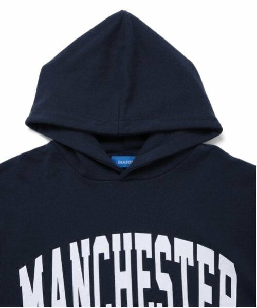 GLAZOS / グラソス パーカー | 【大人向けサイズあり】【速乾・毛玉になりにくい】カレッジビッグロゴパーカー | 詳細4