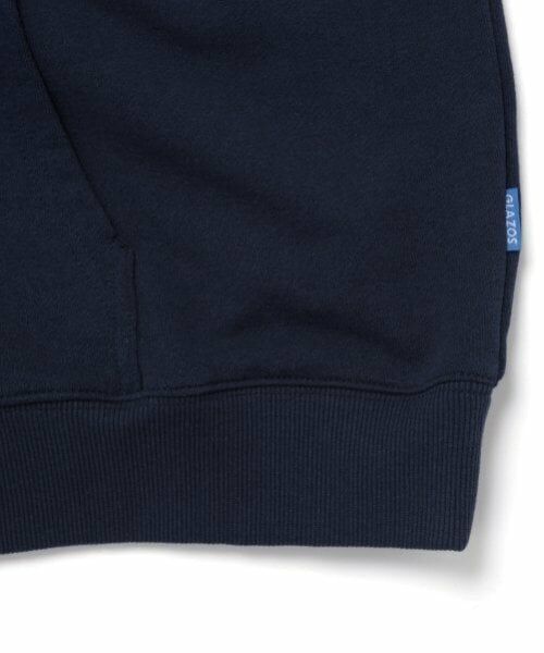 GLAZOS / グラソス パーカー | 【大人向けサイズあり】【速乾・毛玉になりにくい】カレッジビッグロゴパーカー | 詳細7