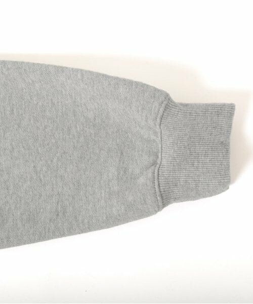 GLAZOS / グラソス パーカー | 【大人向けサイズあり】【速乾・毛玉になりにくい】フロントロゴ袖レイヤードビッグパーカー | 詳細5