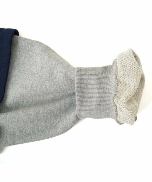 GLAZOS / グラソス パーカー | 【大人向けサイズあり】【速乾・毛玉になりにくい】フロントロゴ袖レイヤードビッグパーカー | 詳細6