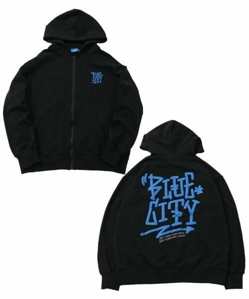 GLAZOS / グラソス パーカー | 【大人向けサイズあり】【速乾・毛玉になりにくい】バックプリントジップアップビッグパーカー | 詳細14