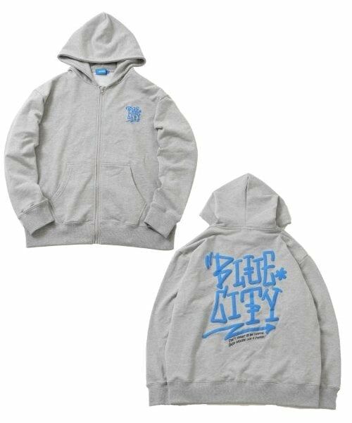 GLAZOS / グラソス パーカー | 【大人向けサイズあり】【速乾・毛玉になりにくい】バックプリントジップアップビッグパーカー | 詳細3