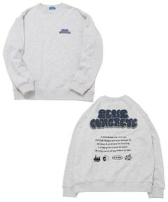 GLAZOS / グラソス スウェット | 【大人向けサイズあり】【速乾・毛玉になりにくい】バックグラフィティビッグトレーナー