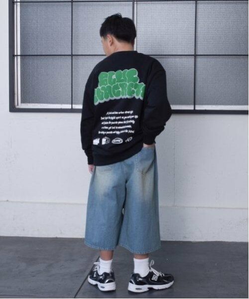 GLAZOS / グラソス スウェット | 【大人向けサイズあり】【速乾・毛玉になりにくい】バックグラフィティビッグトレーナー | 詳細3