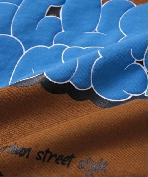 GLAZOS / グラソス スウェット | 【大人向けサイズあり】【速乾・毛玉になりにくい】バックグラフィティビッグトレーナー | 詳細8