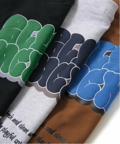 GLAZOS / グラソス スウェット | 【大人向けサイズあり】【速乾・毛玉になりにくい】バックグラフィティビッグトレーナー | 詳細9