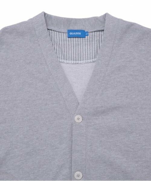 GLAZOS / グラソス カーディガン・ボレロ | 【大人向けサイズあり】【速乾・毛玉になりにくい】裏毛・シンプルカーディガン | 詳細3