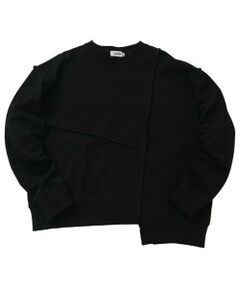 GLAZOS / グラソス スウェット | 【大人向けサイズあり】【速乾・毛玉になりにくい】パッチワークビッグトレーナー