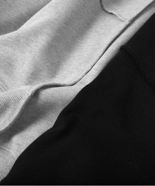 GLAZOS / グラソス スウェット | 【大人向けサイズあり】【速乾・毛玉になりにくい】パッチワークビッグトレーナー | 詳細7