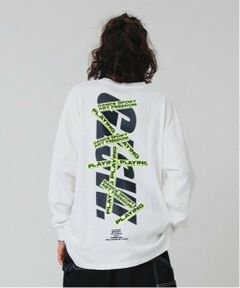 GLAZOS / グラソス Tシャツ | 【大人向けサイズあり】【GLSW.】ロゴリフレクタープリント長袖Tシャツ