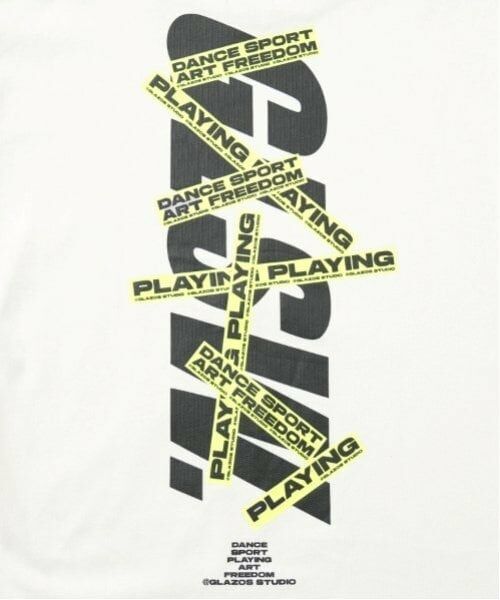 GLAZOS / グラソス Tシャツ | 【大人向けサイズあり】【GLSW.】ロゴリフレクタープリント長袖Tシャツ | 詳細13