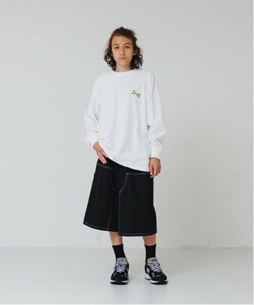 GLAZOS / グラソス Tシャツ | 【大人向けサイズあり】【GLSW.】ロゴリフレクタープリント長袖Tシャツ | 詳細18