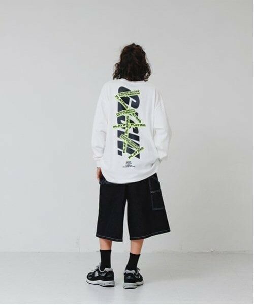 GLAZOS / グラソス Tシャツ | 【大人向けサイズあり】【GLSW.】ロゴリフレクタープリント長袖Tシャツ | 詳細19