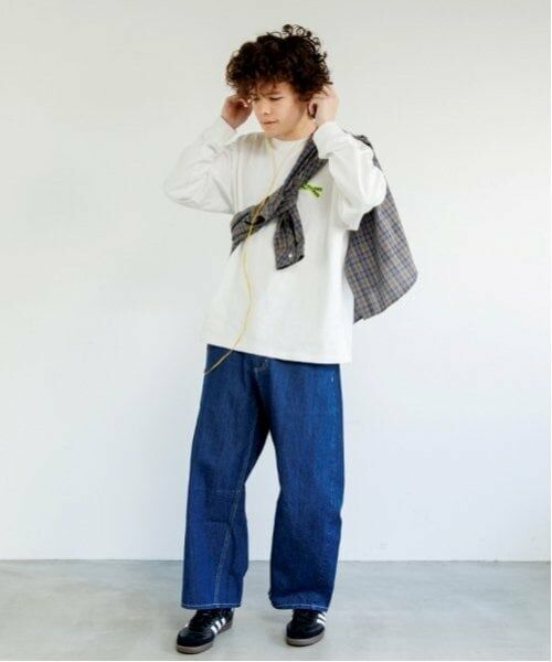 GLAZOS / グラソス Tシャツ | 【大人向けサイズあり】【GLSW.】ロゴリフレクタープリント長袖Tシャツ | 詳細2