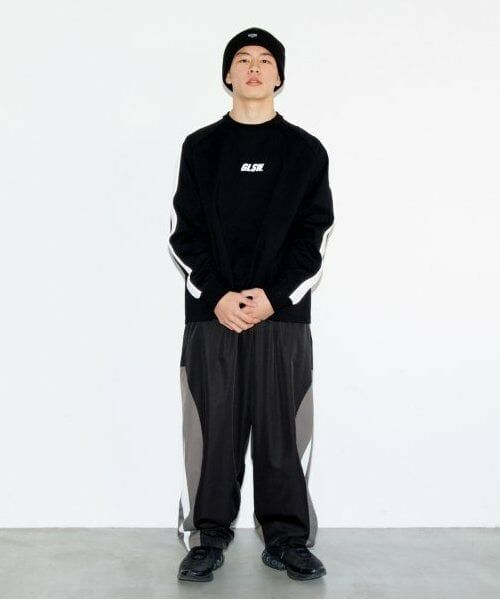 GLAZOS / グラソス Tシャツ | 【大人向けサイズあり】【GLSW.】リフレクターパイピング長袖Tシャツ | 詳細1