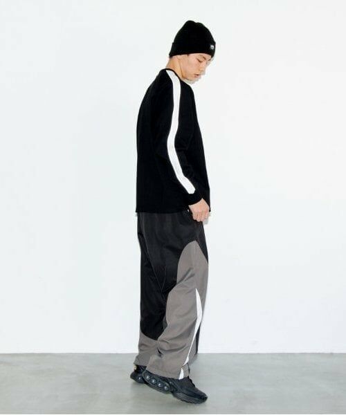 GLAZOS / グラソス Tシャツ | 【大人向けサイズあり】【GLSW.】リフレクターパイピング長袖Tシャツ | 詳細2