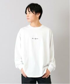 GLAZOS / グラソス Tシャツ | 【大人向けサイズあり】フロントシンプル刺繍長袖Tシャツ