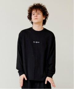 GLAZOS / グラソス Tシャツ | 【大人向けサイズあり】フロントシンプル刺繍長袖Tシャツ