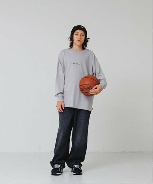 GLAZOS / グラソス Tシャツ | 【大人向けサイズあり】フロントシンプル刺繍長袖Tシャツ | 詳細17