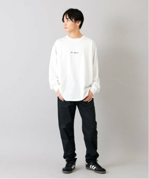 GLAZOS / グラソス Tシャツ | 【大人向けサイズあり】フロントシンプル刺繍長袖Tシャツ | 詳細4