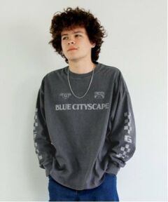 GLAZOS / グラソス Tシャツ | 【大人向けサイズあり】ピグメント・袖ロゴプリント長袖Tシャツ