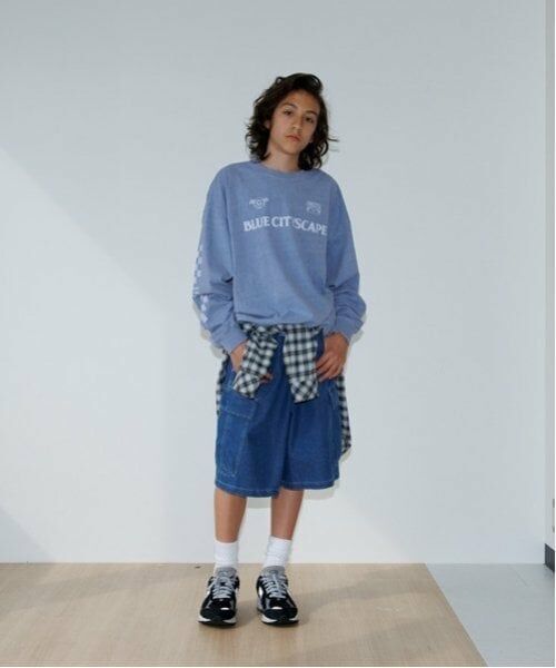 GLAZOS / グラソス Tシャツ | 【大人向けサイズあり】ピグメント・袖ロゴプリント長袖Tシャツ | 詳細17