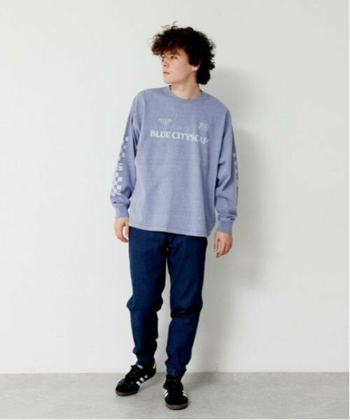 GLAZOS / グラソス Tシャツ | 【大人向けサイズあり】ピグメント・袖ロゴプリント長袖Tシャツ | 詳細3