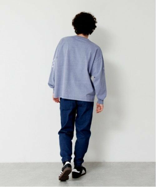 GLAZOS / グラソス Tシャツ | 【大人向けサイズあり】ピグメント・袖ロゴプリント長袖Tシャツ | 詳細5