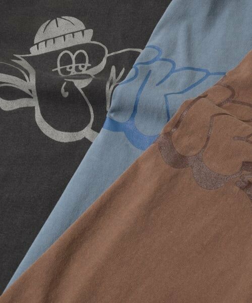 GLAZOS / グラソス Tシャツ | 【大人向けサイズあり】【FORGETNEVER】ヘビーウェイトピグメント加工プリントTシャツ | 詳細7