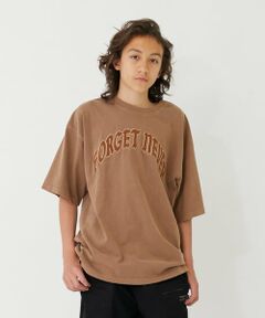 GLAZOS / グラソス Tシャツ | 【大人向けサイズあり】【FORGETNEVER】ヘビーウェイトピグメント加工アップリケTシャツ