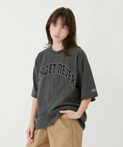 GLAZOS / グラソス Tシャツ | 【大人向けサイズあり】【FORGETNEVER】ヘビーウェイトピグメント加工アップリケTシャツ