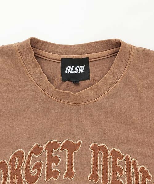 GLAZOS / グラソス Tシャツ | 【大人向けサイズあり】【FORGETNEVER】ヘビーウェイトピグメント加工アップリケTシャツ | 詳細2