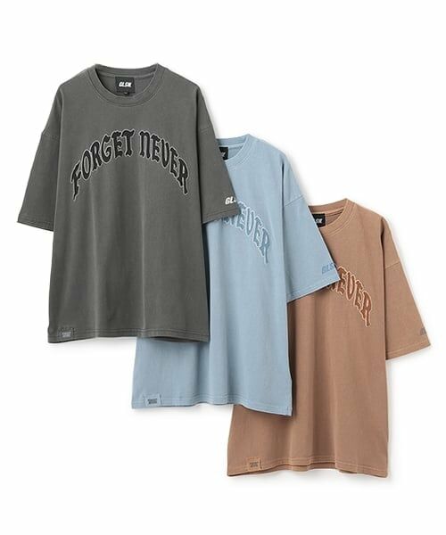 GLAZOS / グラソス Tシャツ | 【大人向けサイズあり】【FORGETNEVER】ヘビーウェイトピグメント加工アップリケTシャツ | 詳細9