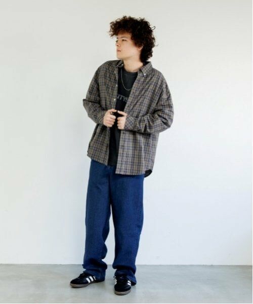 GLAZOS / グラソス シャツ・ブラウス | 【大人向けサイズあり】アソート・ボタンダウン長袖シャツ | 詳細1