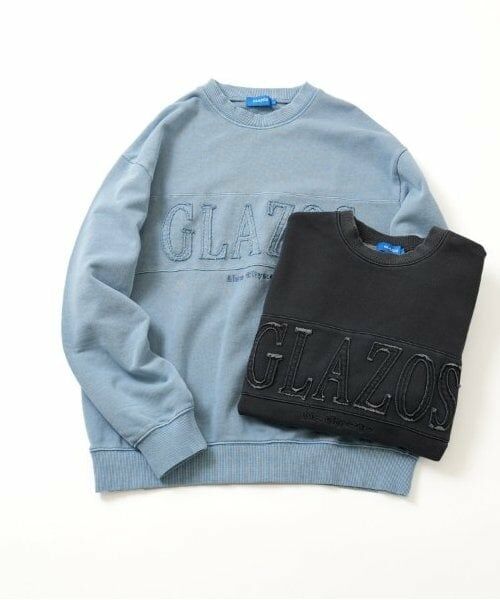 GLAZOS / グラソス スウェット | 【大人向けサイズあり】【しっかり・毛玉になりにくい】ピグメント・アップリケトレーナー | 詳細10