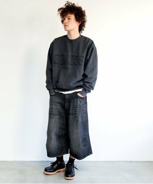 GLAZOS / グラソス スウェット | 【大人向けサイズあり】【しっかり・毛玉になりにくい】ピグメント・アップリケトレーナー | 詳細2
