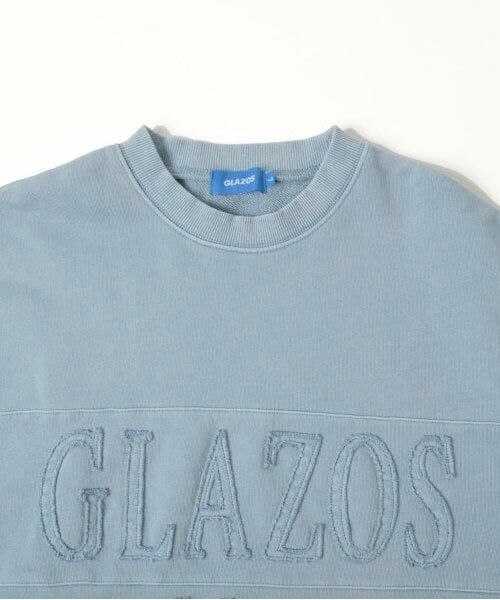 GLAZOS / グラソス スウェット | 【大人向けサイズあり】【しっかり・毛玉になりにくい】ピグメント・アップリケトレーナー | 詳細3