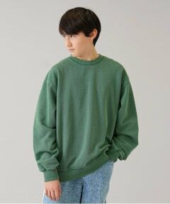 GLAZOS / グラソス スウェット | 【大人向けサイズあり】裏毛・ピグメント加工刺繍ロゴトレーナー