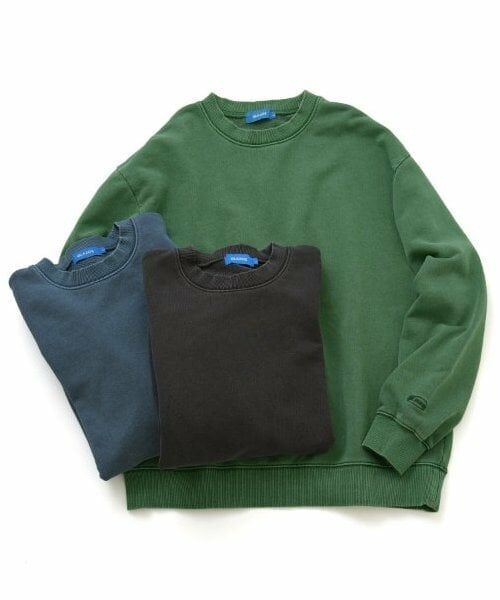 GLAZOS / グラソス スウェット | 【大人向けサイズあり】裏毛・ピグメント加工刺繍ロゴトレーナー | 詳細10