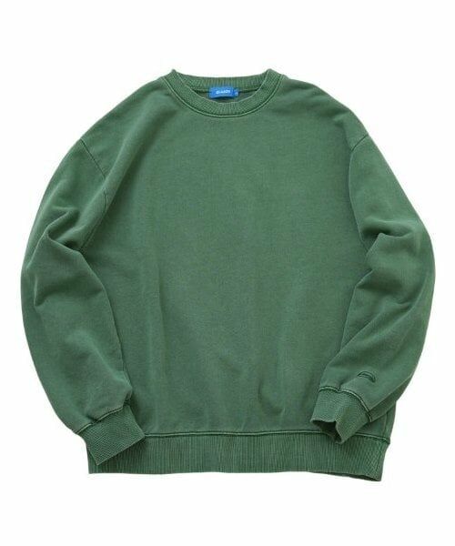 GLAZOS / グラソス スウェット | 【大人向けサイズあり】裏毛・ピグメント加工刺繍ロゴトレーナー | 詳細11