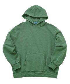 GLAZOS / グラソス パーカー | 【大人向けサイズあり】裏毛・ピグメント加工刺繍ロゴパーカー