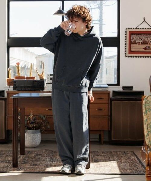 GLAZOS / グラソス パーカー | 【大人向けサイズあり】裏毛・ピグメント加工刺繍ロゴパーカー | 詳細1