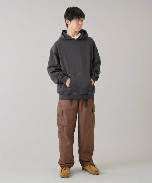 GLAZOS / グラソス パーカー | 【大人向けサイズあり】裏毛・ピグメント加工刺繍ロゴパーカー | 詳細3