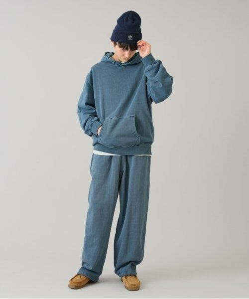 GLAZOS / グラソス パーカー | 【大人向けサイズあり】裏毛・ピグメント加工刺繍ロゴパーカー | 詳細5