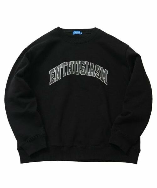 GLAZOS / グラソス スウェット | 【大人向けサイズあり】【毛玉になりにくい】裏起毛・ブラックコレクション | 詳細17