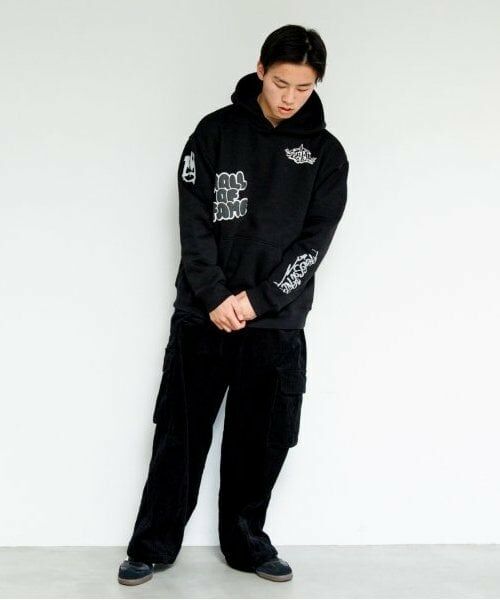 GLAZOS / グラソス スウェット | 【大人向けサイズあり】【毛玉になりにくい】裏起毛・ブラックコレクション | 詳細4