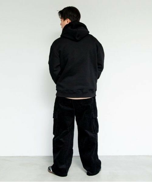 GLAZOS / グラソス スウェット | 【大人向けサイズあり】【毛玉になりにくい】裏起毛・ブラックコレクション | 詳細5