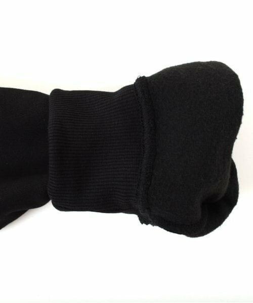 GLAZOS / グラソス スウェット | 【大人向けサイズあり】【毛玉になりにくい】裏起毛・ブラックコレクション | 詳細8