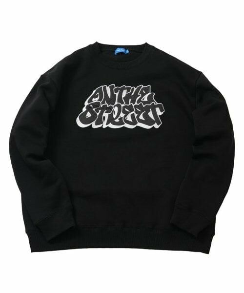 GLAZOS / グラソス スウェット | 【大人向けサイズあり】【毛玉になりにくい】裏起毛・ブラックコレクション（クロ(ワッペン刺繍)）